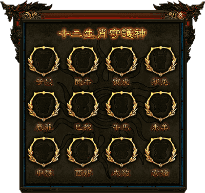 战神引擎自定义十二生肖NPC素材